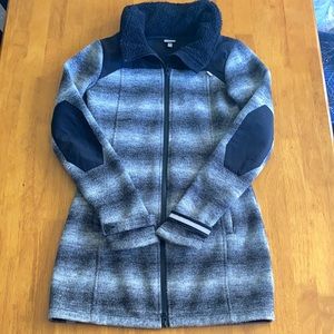 Bench Ling Fitted Sweater Coat Gray/black S